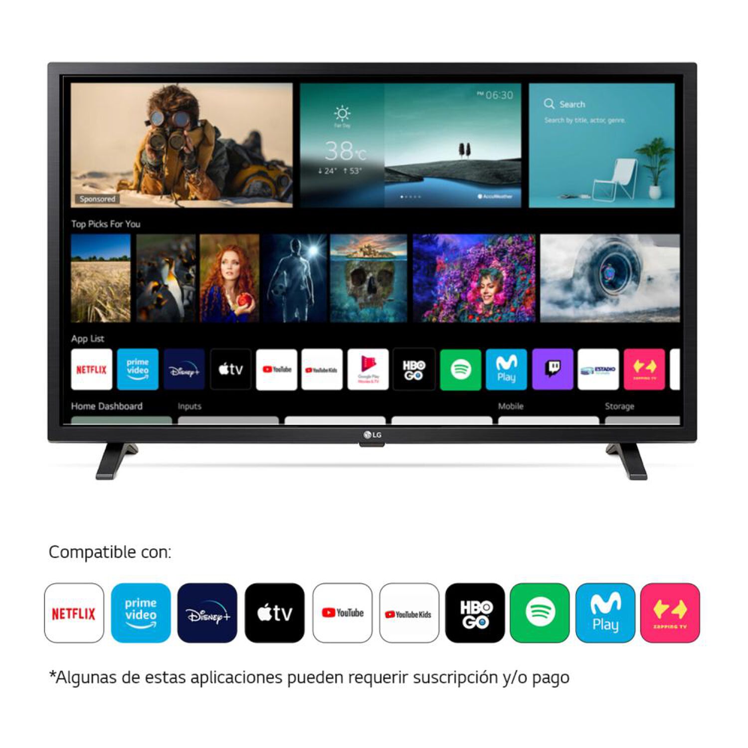 Led 32" LG 32LQ630BPSA / HD / Smart TV image number 1.0