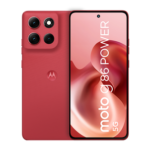 Smartphone Motorola Moto G86 Power / 5G / 256 GB / Cereza / Liberado