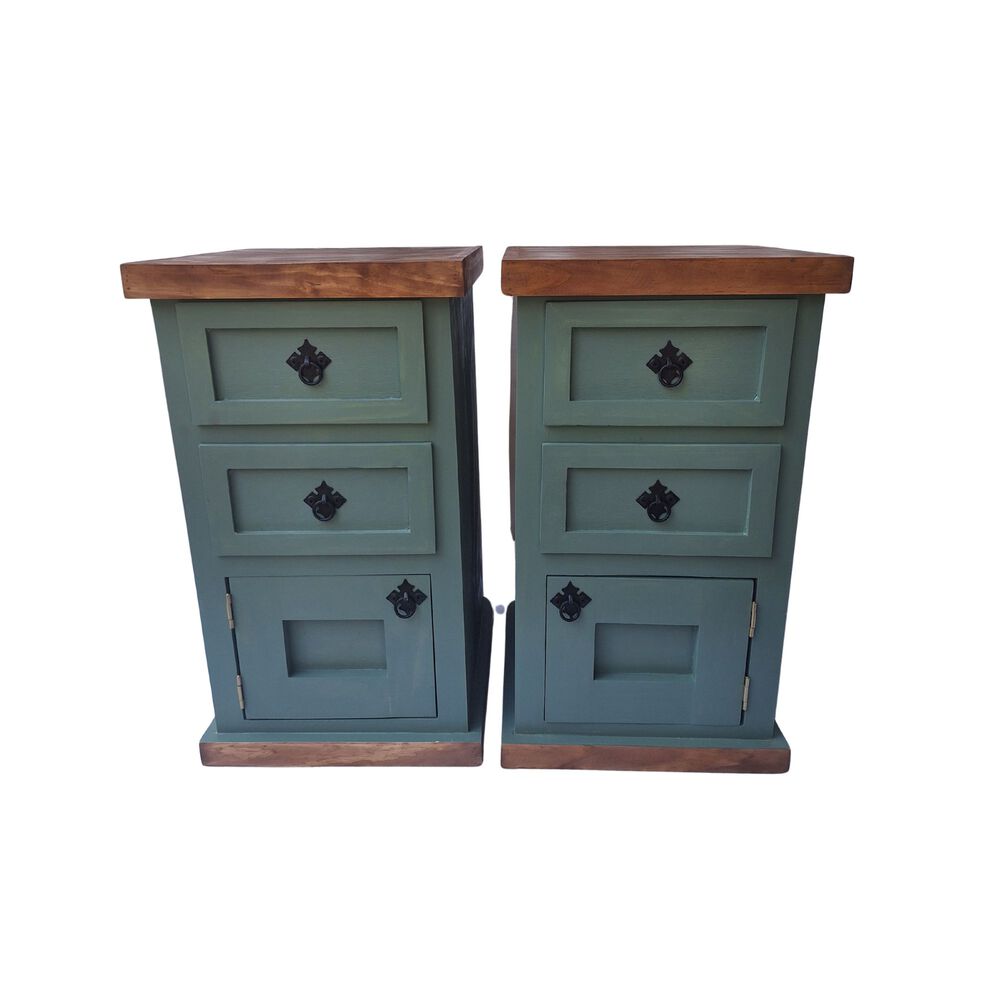 Velador Kit Rustico Consenza Celeste image number 0.0