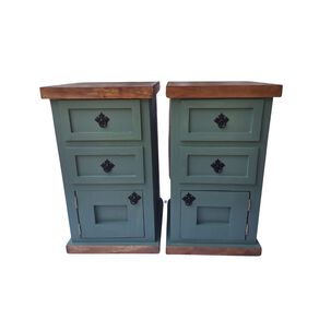 Velador Kit Rustico Consenza Celeste