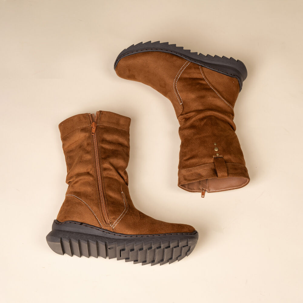 Bota Casual Mujer Melinda Camel Chinitown image number 5.0