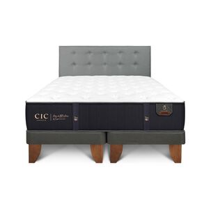 Cama Europea Cic Premium / King / Base Dividida + Respaldo