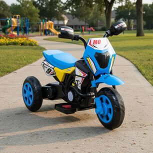 Moto El&eacute;ctrica Cross Azul Bebesit