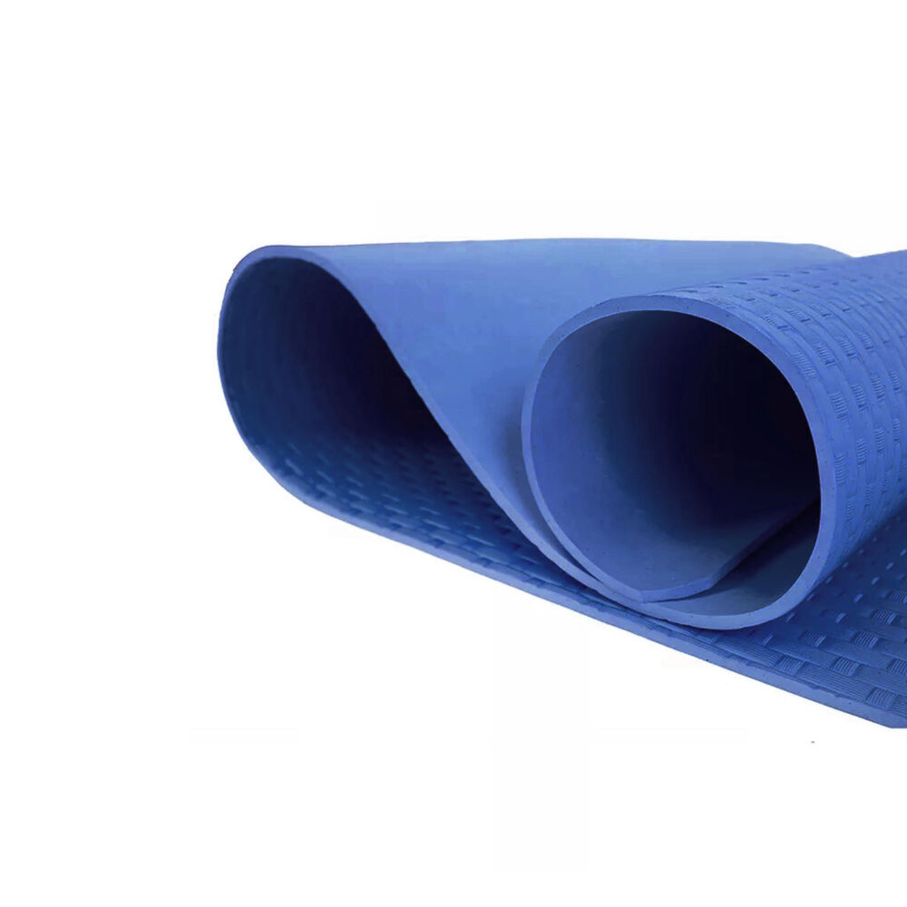Mat Alfombrilla Yoga Pilates Colchoneta De Ejercicio 8 Mm Azul image number 2.0