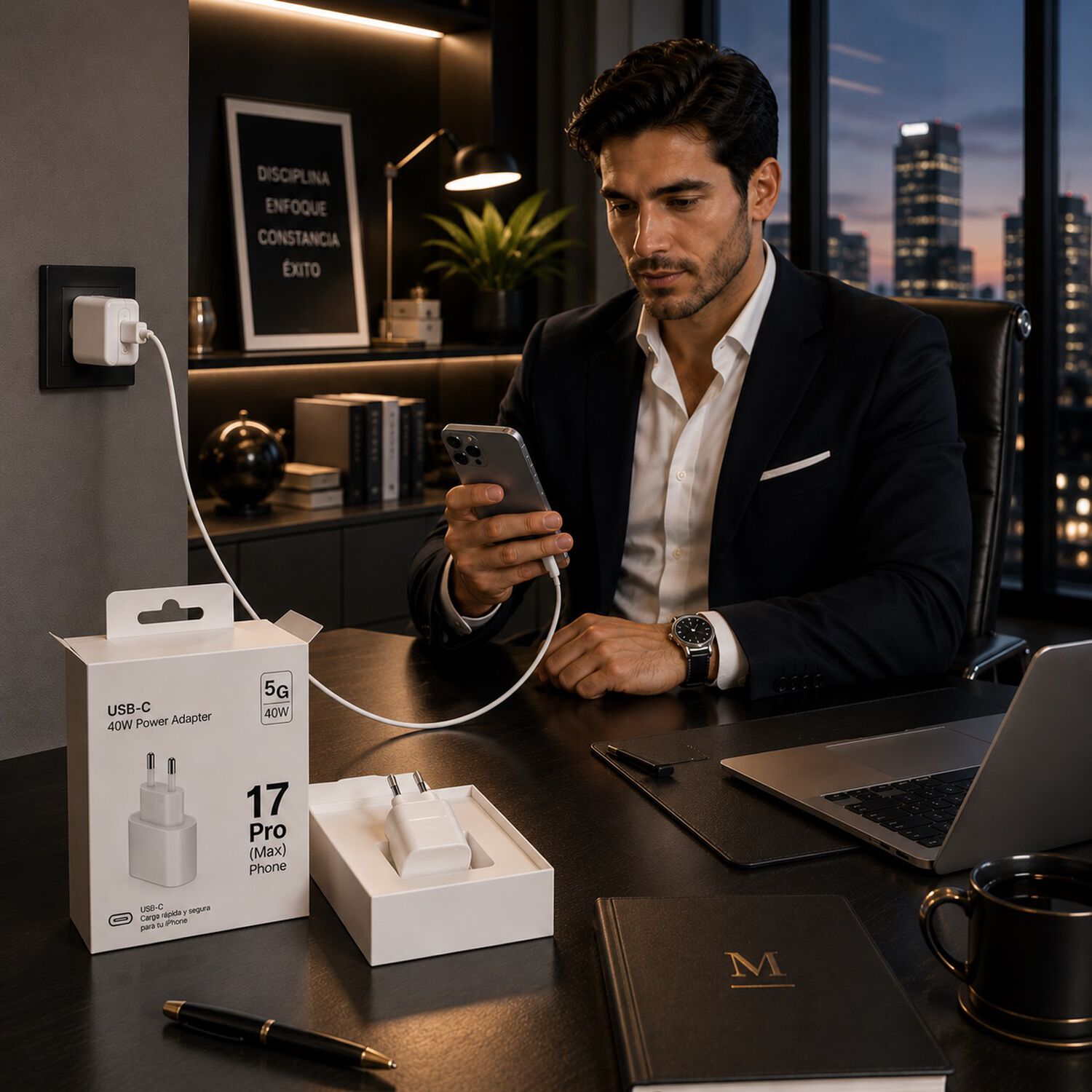 Adaptador Cargador Usb-c 40w Iphone 17 image number 4.0