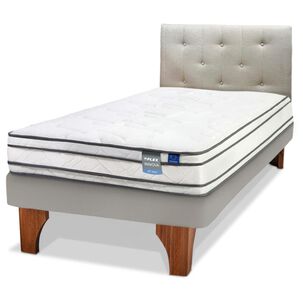Cama Europea Flex Innova / 1.5 Plazas / Base Normal + Respaldo