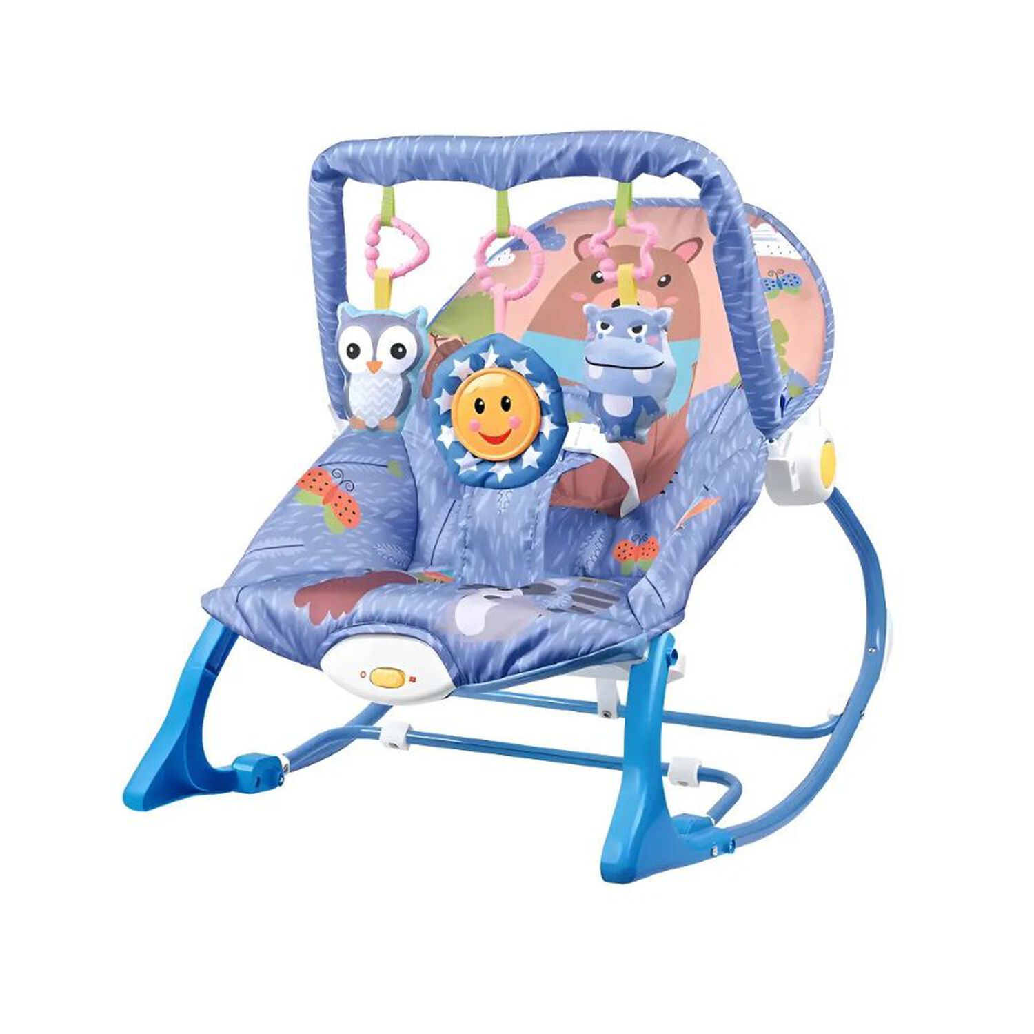 Silla Nido Mecedora Para Beb&eacute;s Y Ni&ntilde;os Con Barra De Juguetes Desmontable image number 0.0