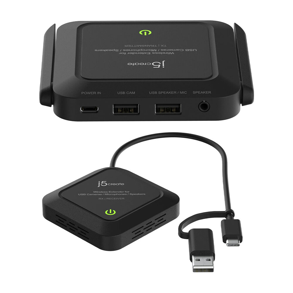 Extensor Inalámbrico Usb C/a Para Cámaras, Micrófonos Y Parlantes Usb Negro image number 4.0