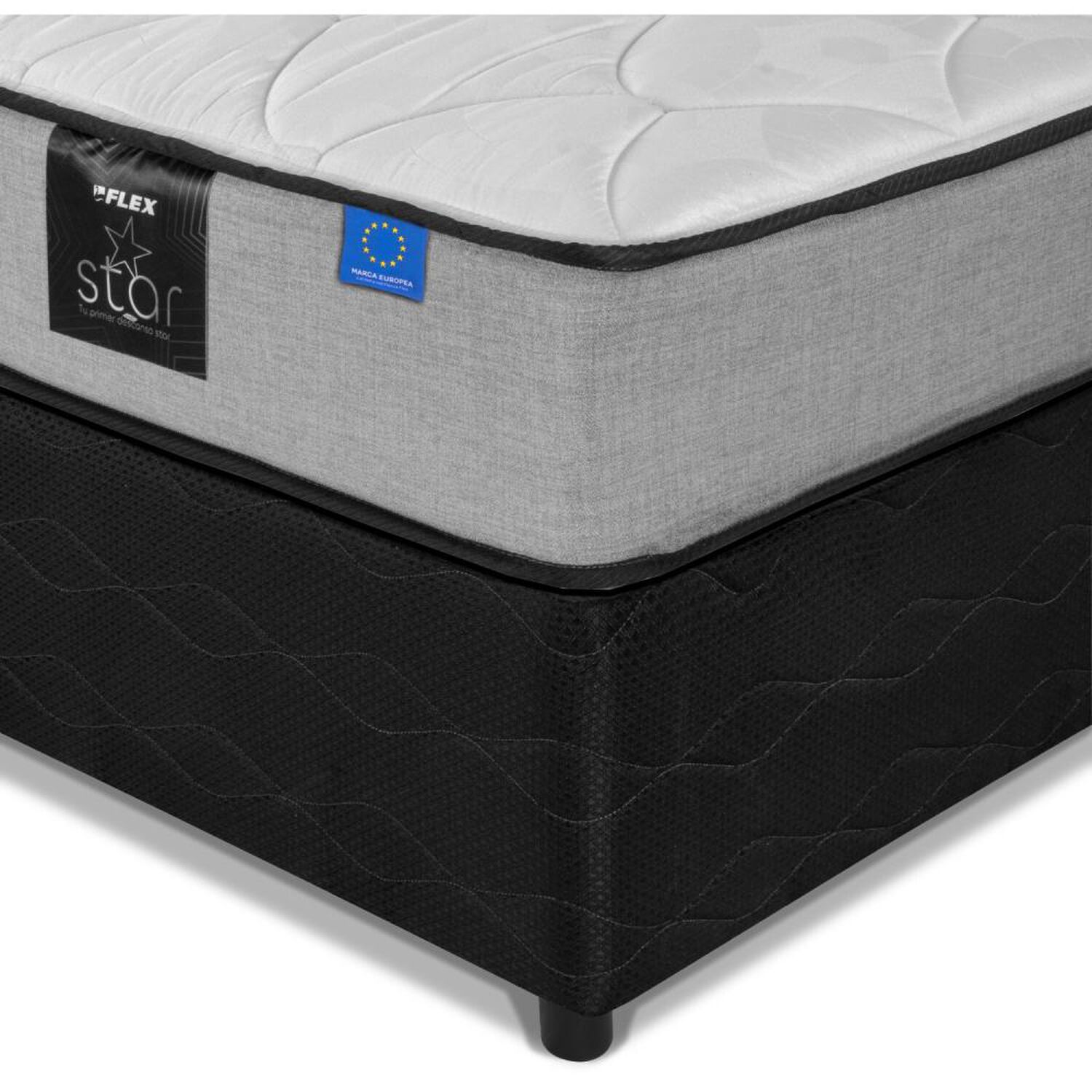 Cama Americana Flex Star / 2 Plazas / Base Dividida + Almohadas image number 2.0
