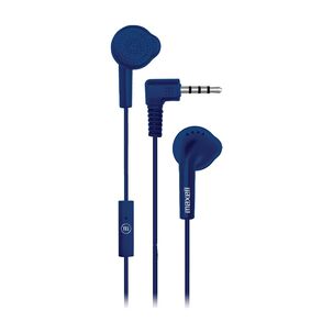Pack 12 Aud&iacute;fonos Eb-mic Est&eacute;reo Con Microfono Maxell Azul