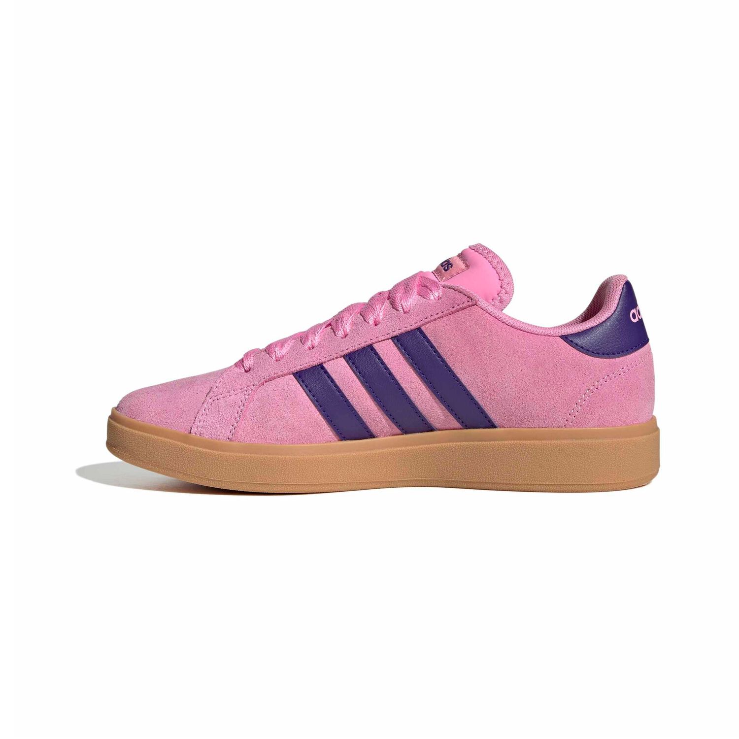 Zapatilla Urbana Mujer Adidas Grand Court Base 00s Rosado image number 13.0