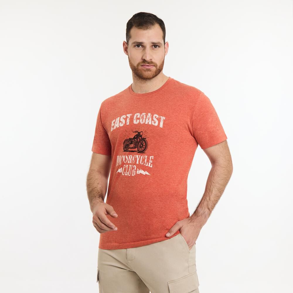 Polera Regular Manga Corta Cuello Redondo Hombre Herald image number 2.0