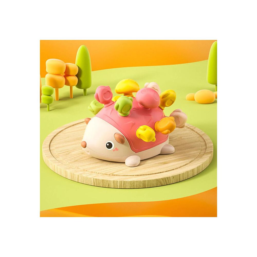 Juguete Erizo Didactico De Encajes Para Bebes Infantil image number 2.0