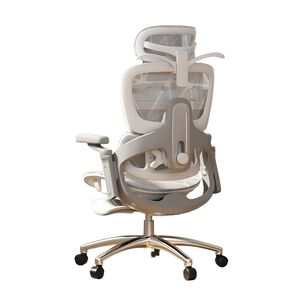 Silla De Escritorio &Uacute;ltra Premium E05 Gris Lubabycas