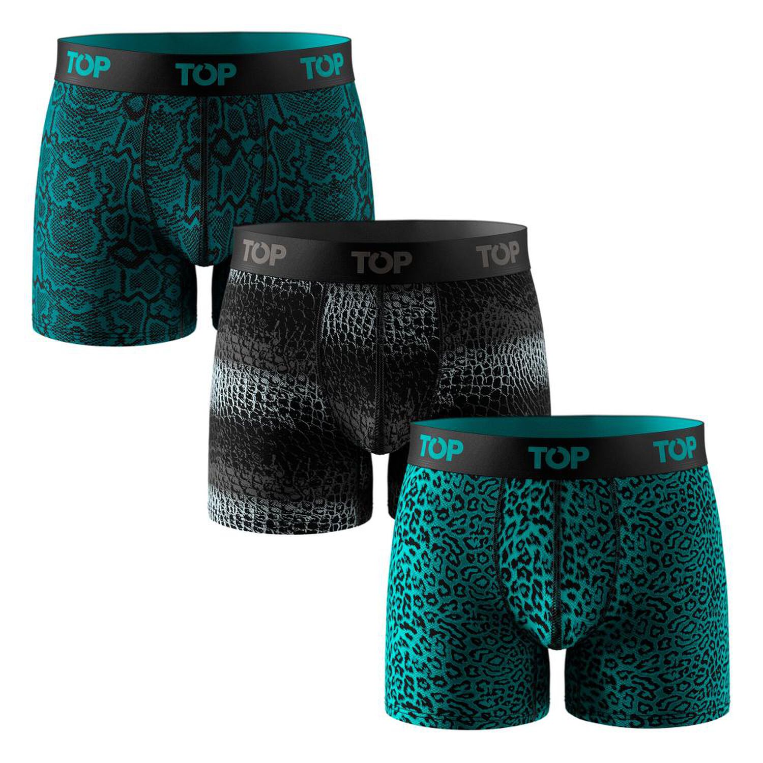 Pack 3 Boxer Medio Algod&oacute;n Skins Top image number 0.0