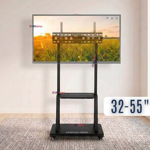 Soporte Base Tv M&oacute;vil Con Ruedas 32 A 55 Pulgadas 55kg Soporte Port&aacute;til 324042 43 49 50 55