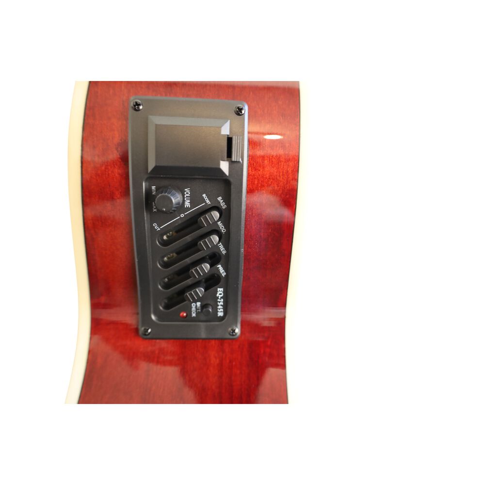 Guitarra Eq Cuerd Met 40" Bands Glossy Bil-404-eq-flm Bilbao image number 3.0