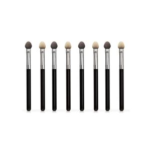 Set De 8 Brochas O Aplicadores De Sombra Para Maquillaje