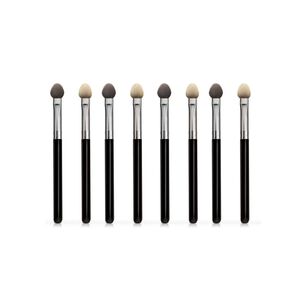 Set De 8 Brochas O Aplicadores De Sombra Para Maquillaje