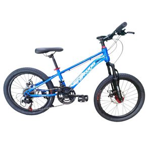 Bicicleta Aro 20 Brxing Su7 Con Freno Disco Y 21 Vel. Azul