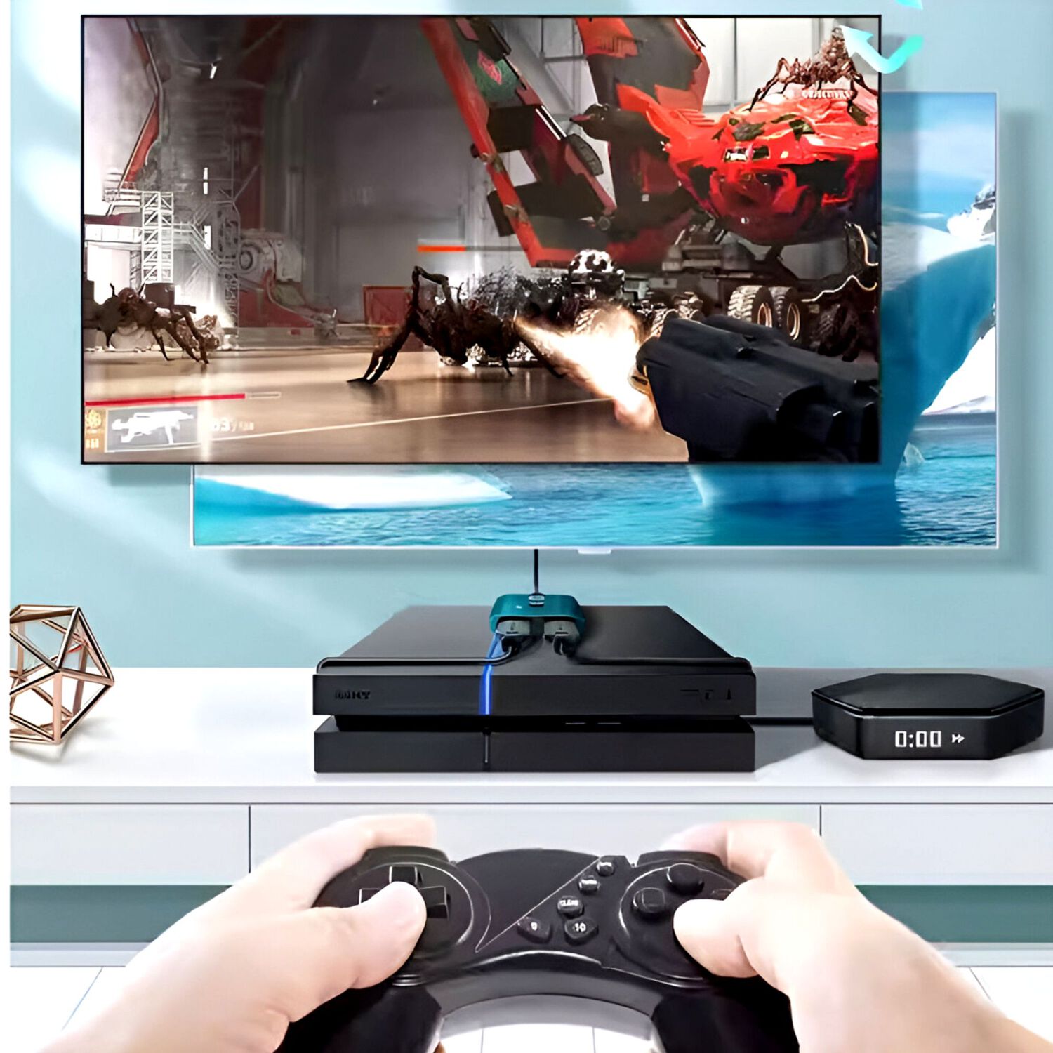 Switch Hdmi Hp 4k Profesional Dual Port Hub Hdmi Dhc-hd01v image number 5.0