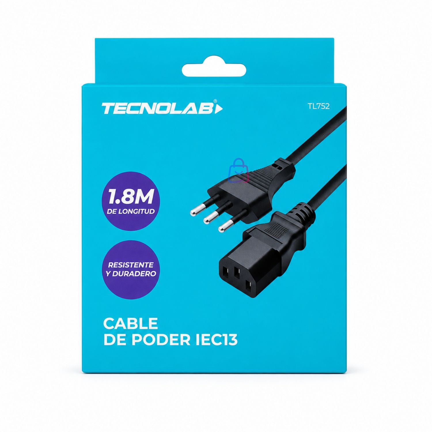 Cable Poder Iec C13 Para Pc Monitor Ups 220v - Ps image number 3.0