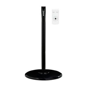 Ventilador De Pie 16 Pulgadas Irt 3 Velocidades Timmer Color De La Estructura Negro Incluye Control