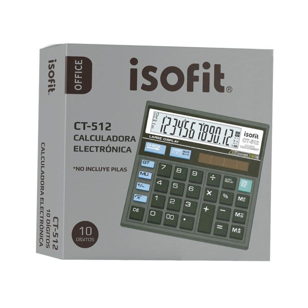 Calculadora 10 Dígitos Isofit image number 0.0