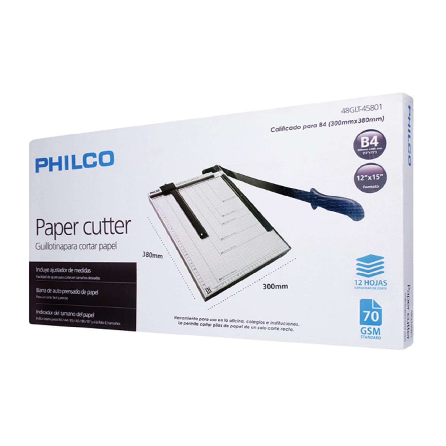 Guillotina Metalica Para Papel B4 A4 B5 A5 B6 B7 Ajustable image number 1.0