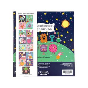 Libro Para Colorear Universo Petit Por Mónica Hamamé