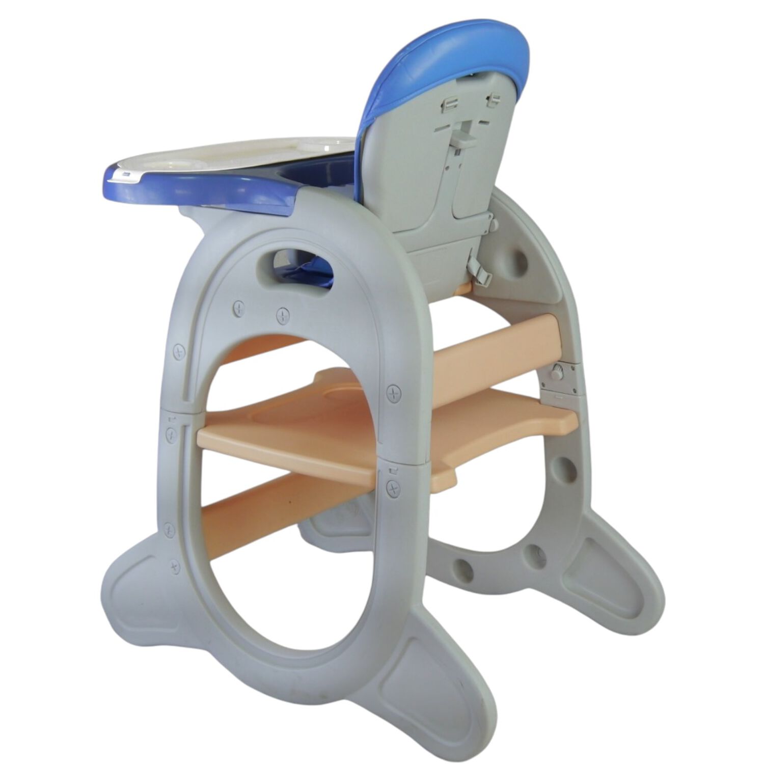 Silla De Comer Para Bebe 2 En 1 (silla + Mesa) Celeste image number 8.0