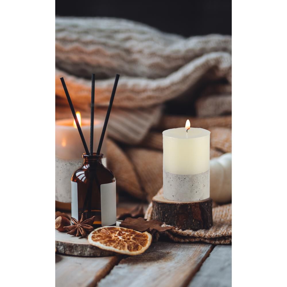 Vela Con Base De Cemento 7x10 image number 0.0