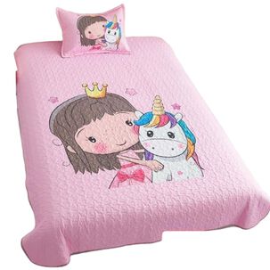 Cobertor De Verano 15 Plazas Quilt + 1 Funda Cubrecama 180x230cm