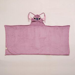 Manta Capucha 3d 70x150cm Stitch Angel