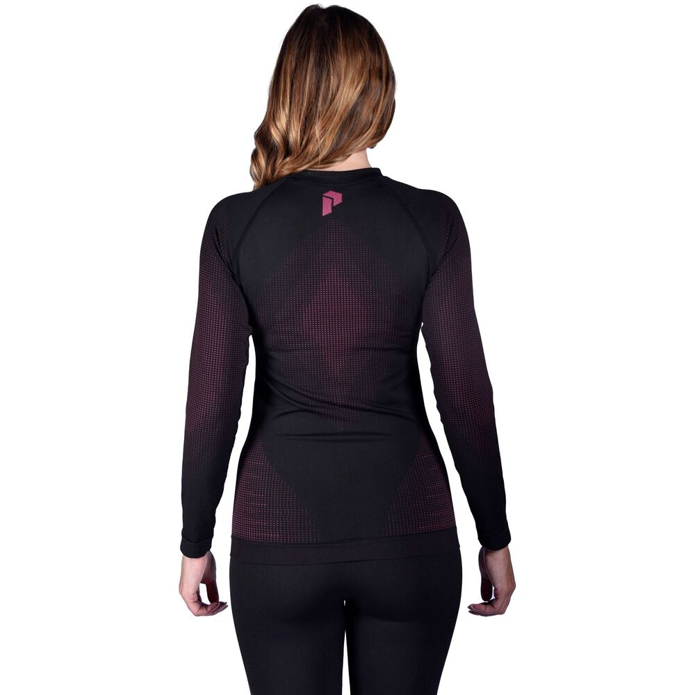 Compression Top Peak Performance Mujer Bellflower Negro image number 1.0