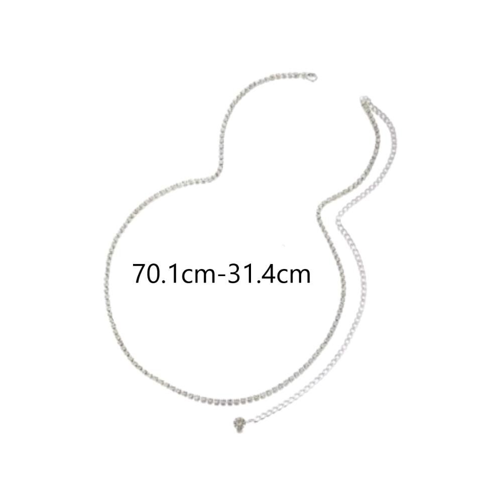 Cadena Para La Cintura Con Diseño De Diamante De Imitación image number 2.0