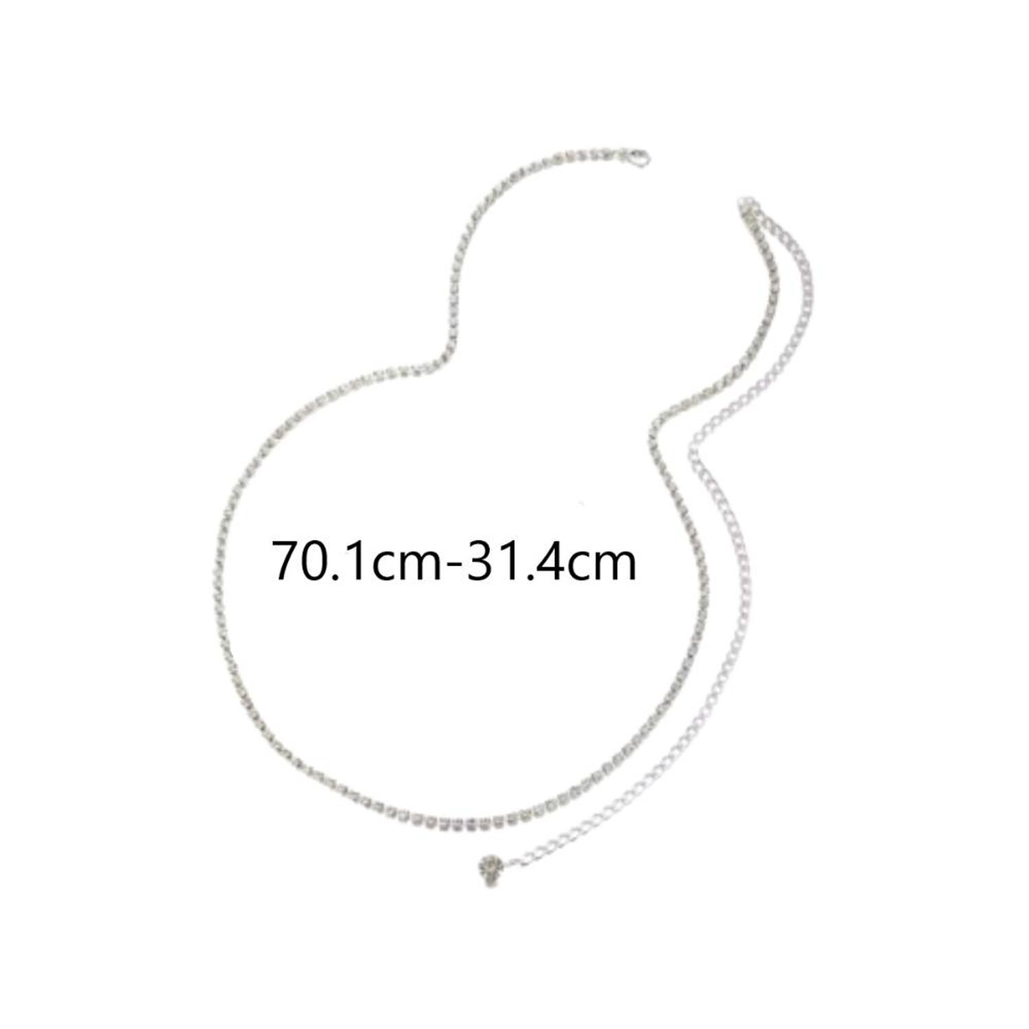 Cadena Para La Cintura Con Dise&ntilde;o De Diamante De Imitaci&oacute;n image number 2.0