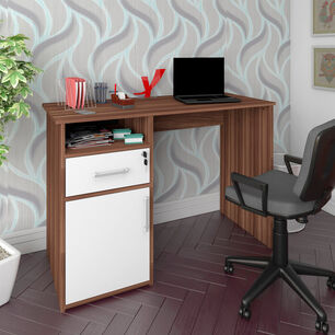 Escritorio Hall Blanco Con Caf&eacute;