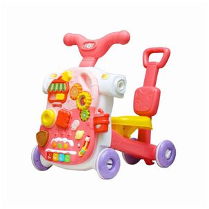Juguete Caminador 4 En 1 Didacto Interactivo Rosado Infantil