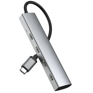Hub Usb-c 3.2 Aluminium 4 Puertos C Tecmaster Tm-100554