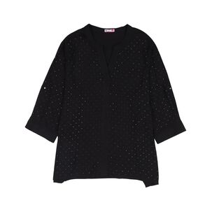 Blusa Manga 3/4 Cuello V Mujer Sexy Large