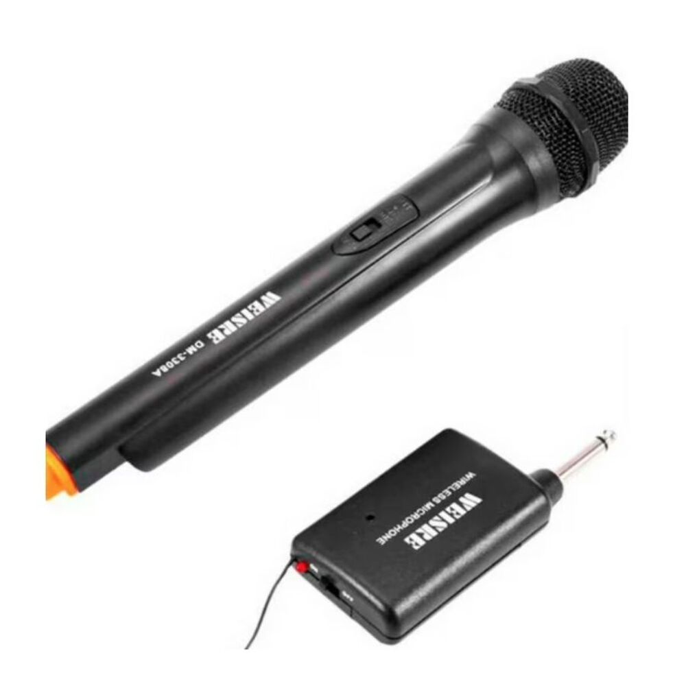 Micr&oacute;fono Inal&aacute;mbrico Profesional Weisre Dm 3308a Karaoke image number 4.0