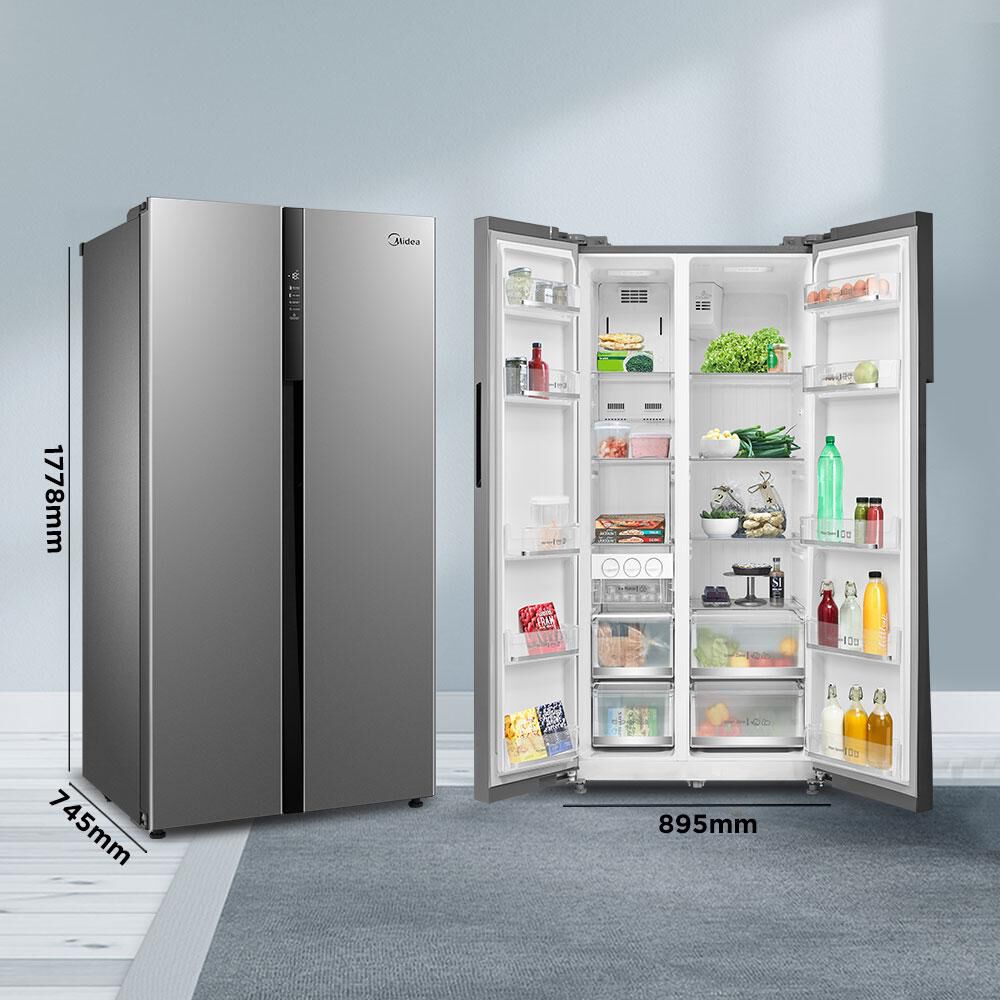 Refrigerador Side By Side Midea MRSBS-5300G / No Frost / 527 Litros / A+ image number 4.0