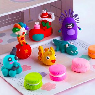 24 Arcillas Masa Mágicas Figuras Plastilina