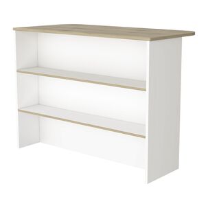 Isla Cocina 120x60x90 Cm Fm-003c - Cafe Claro