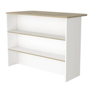 Isla Cocina 120x60x90 Cm Fm-003c - Cafe Claro