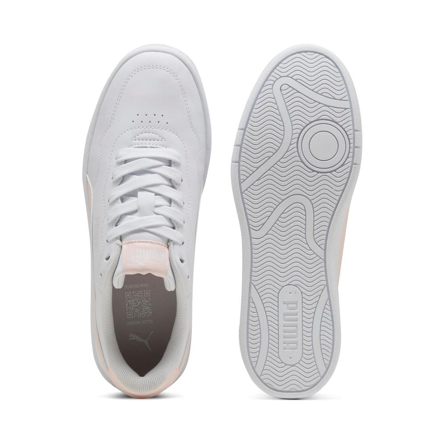 Zapatilla Urbana Mujer Puma Court Classic Blanco image number 3.0