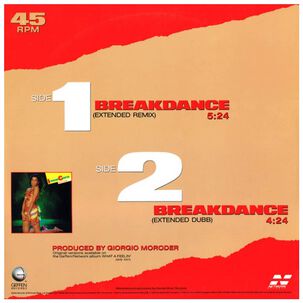 Irene Cara - Breakdance | 12" Maxi Single Usado