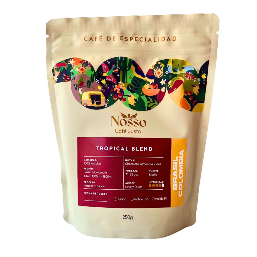 Cafe Molido Nosso Cafe Justo Tropical Blend 250g image number 0.0