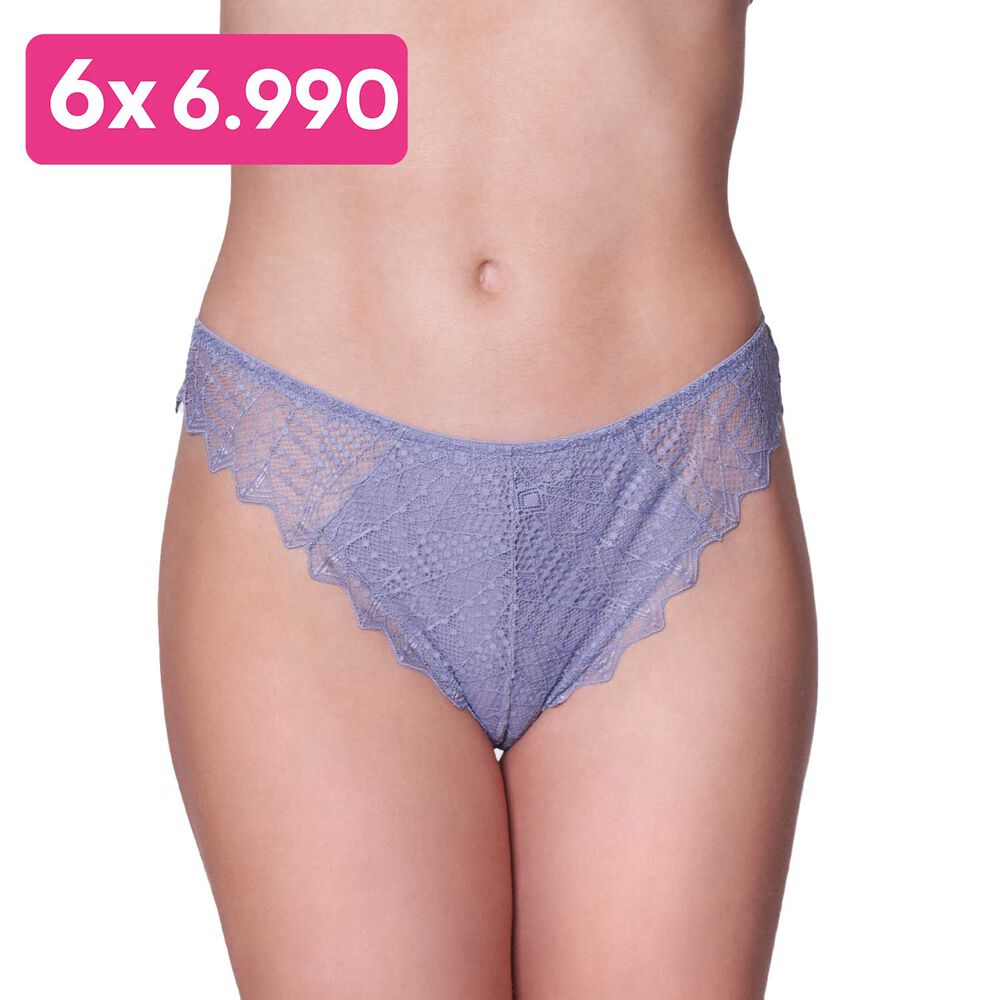 Calzón Bikini Encaje 20469 image number 0.0
